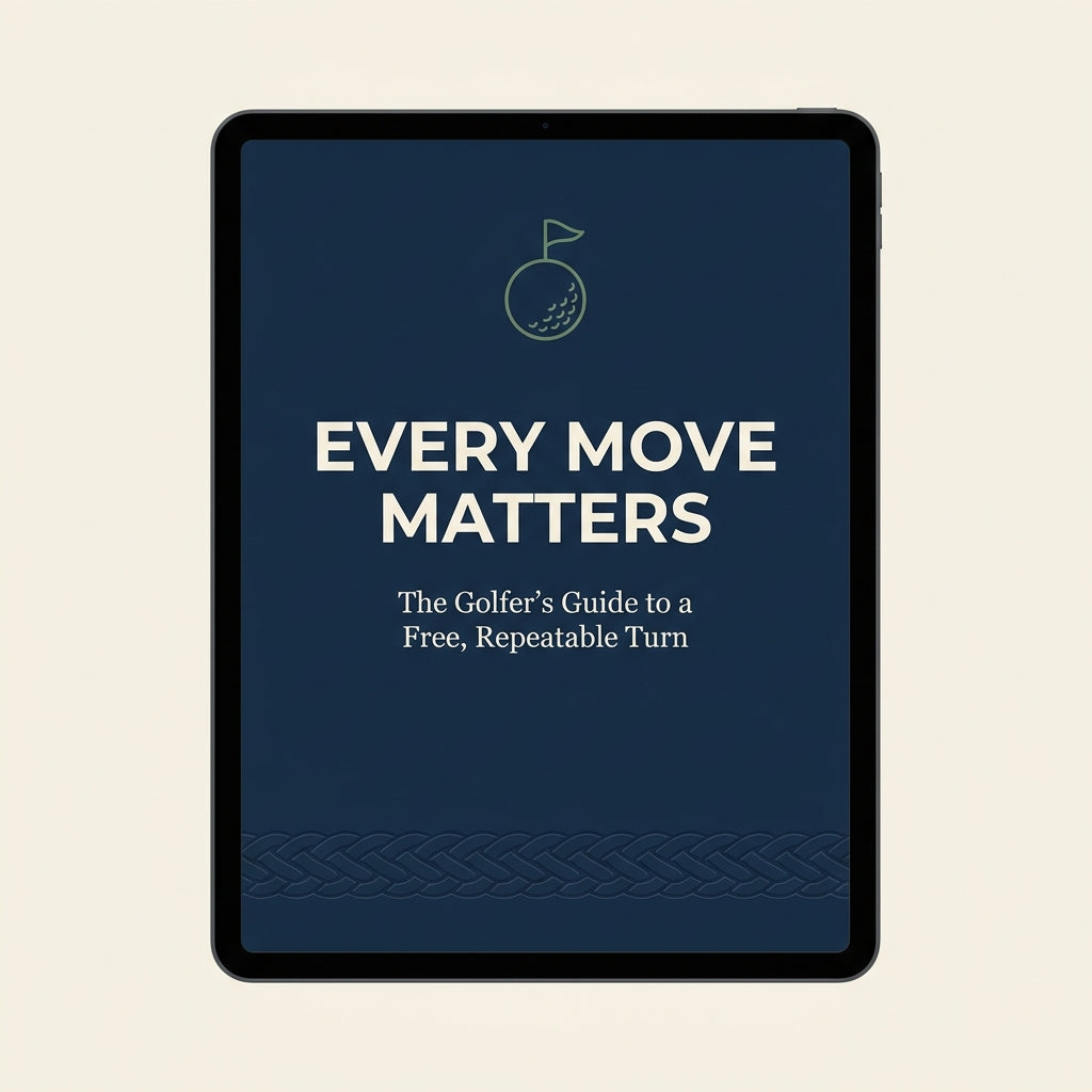 Every Move Matters golf guide cover