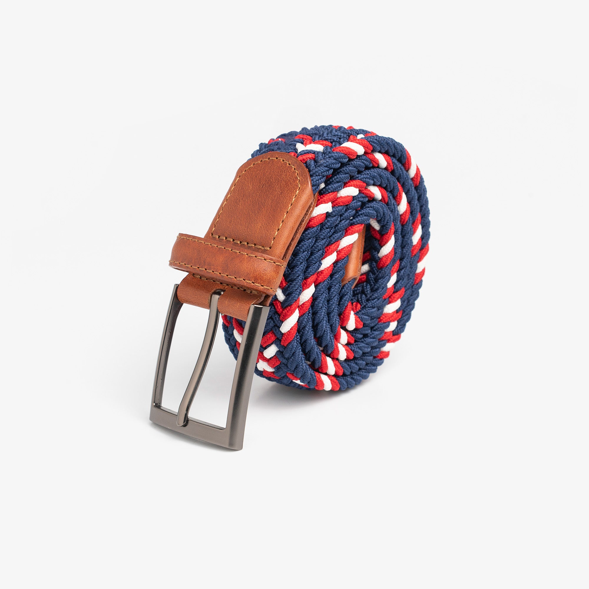 LAEZ America's Belt | Braided Stretch Belt for Men | Golf Belt