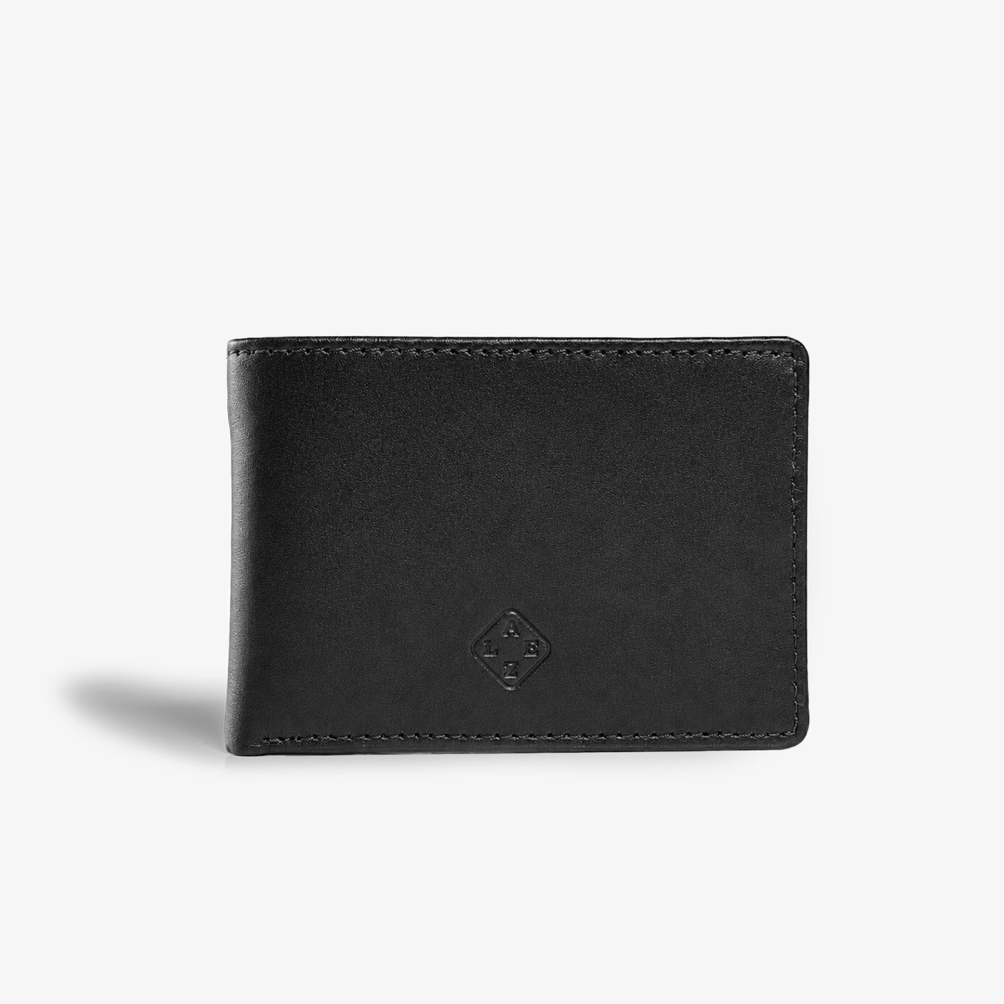Slim RFID Leather Bifold Cash Wallet Black – LAEZ