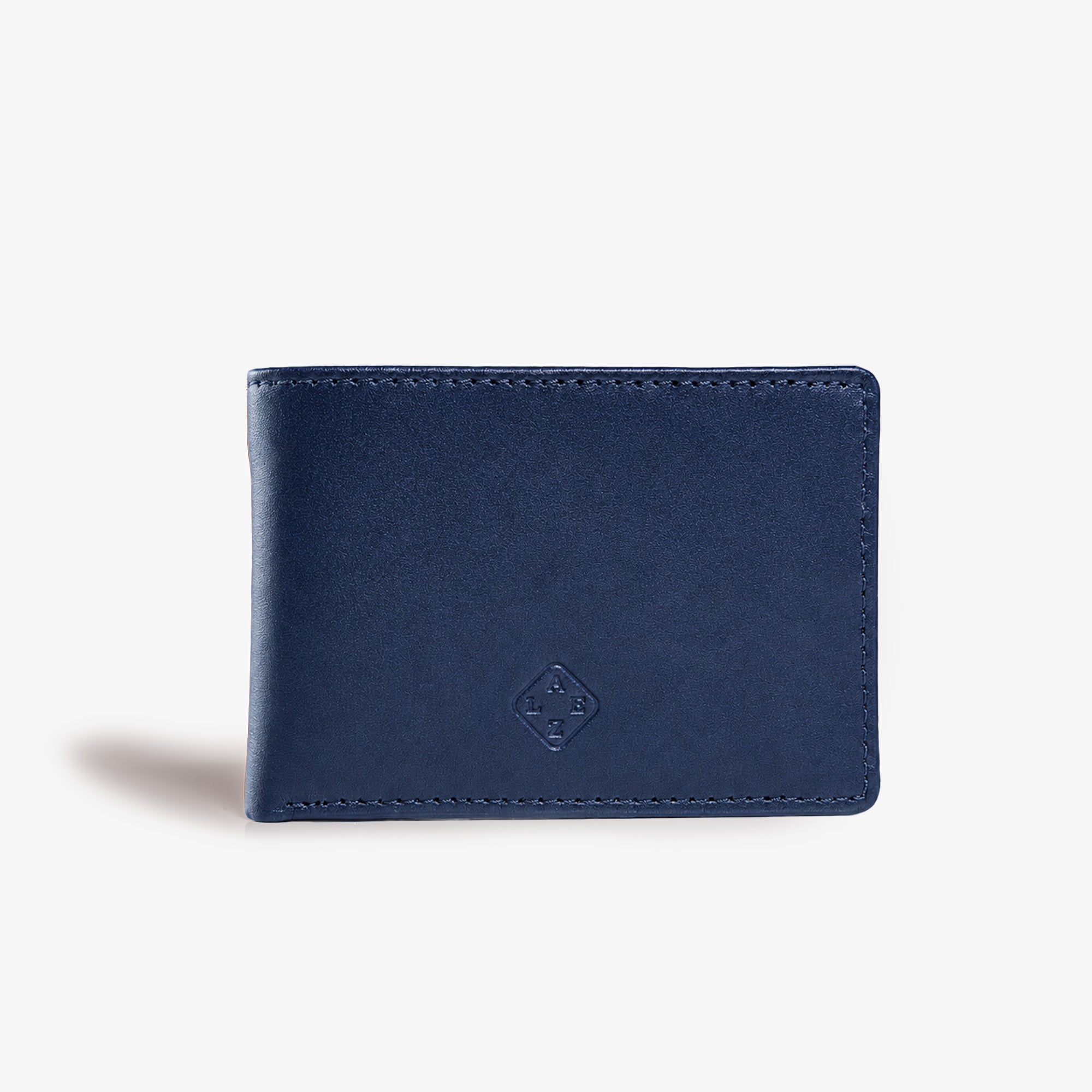 Slim RFID Leather Bifold Cash Wallet Blue – LAEZ
