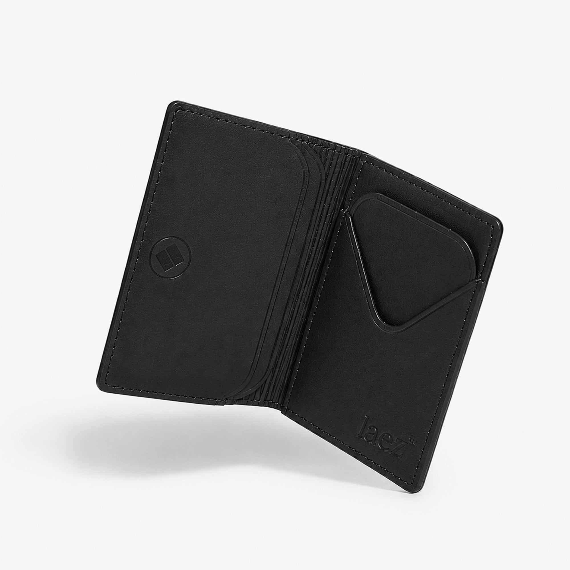 Slim RFID Leather Bifold Wallet Black – LAEZ