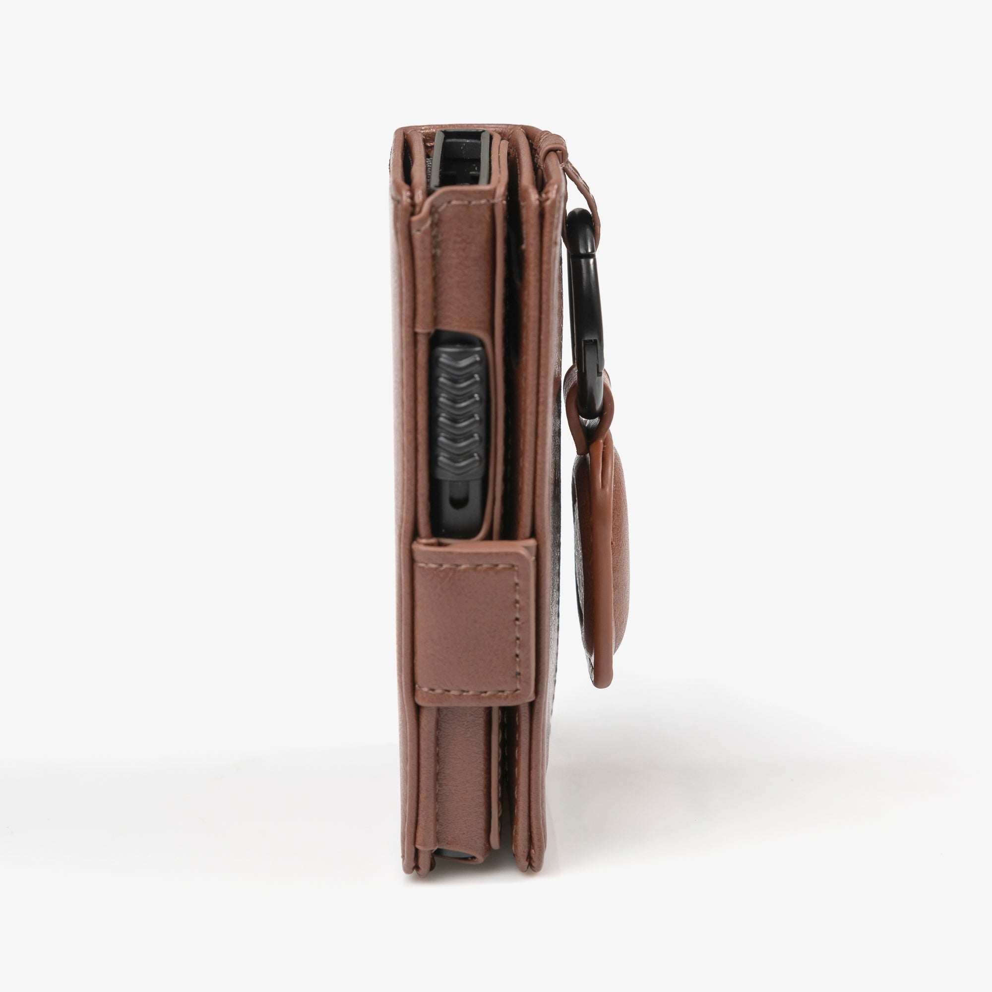 Premium Brown Pop-Up Wallet with AirTag Holder | LAEZ