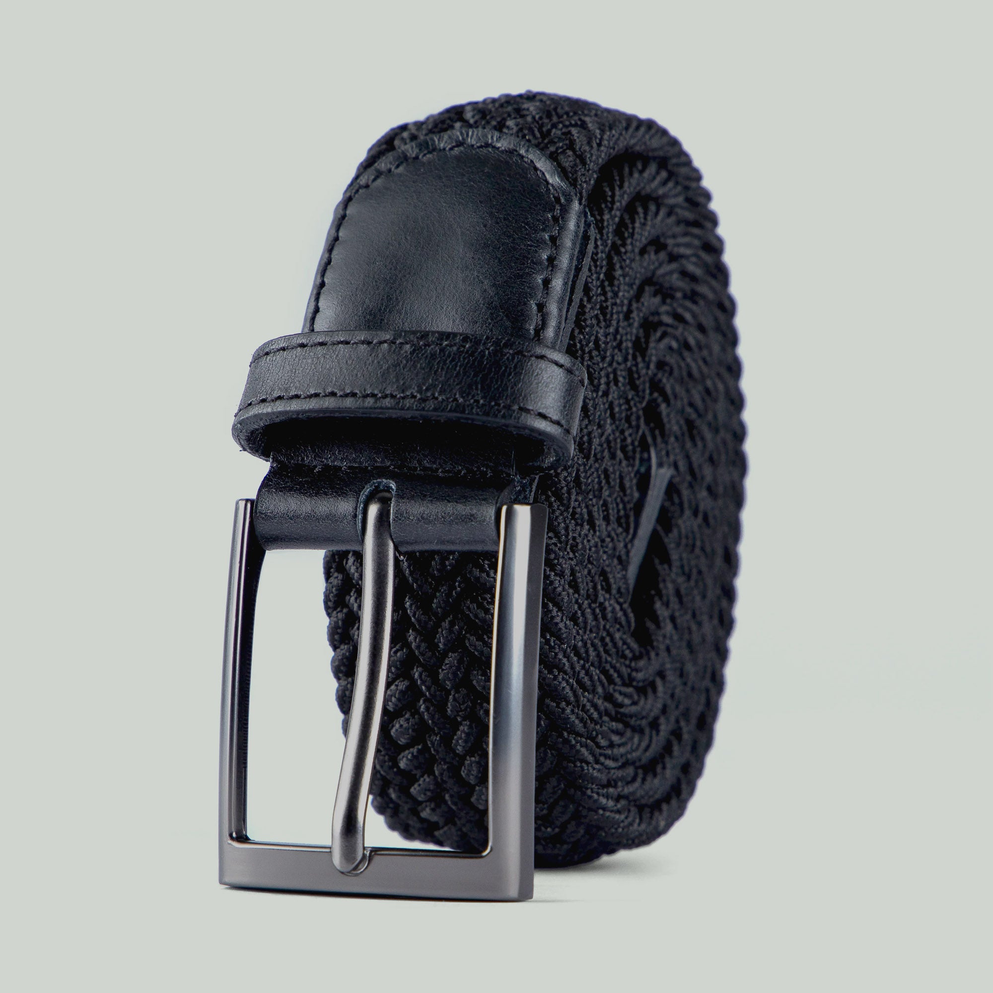 Mens black stretch belt hotsell