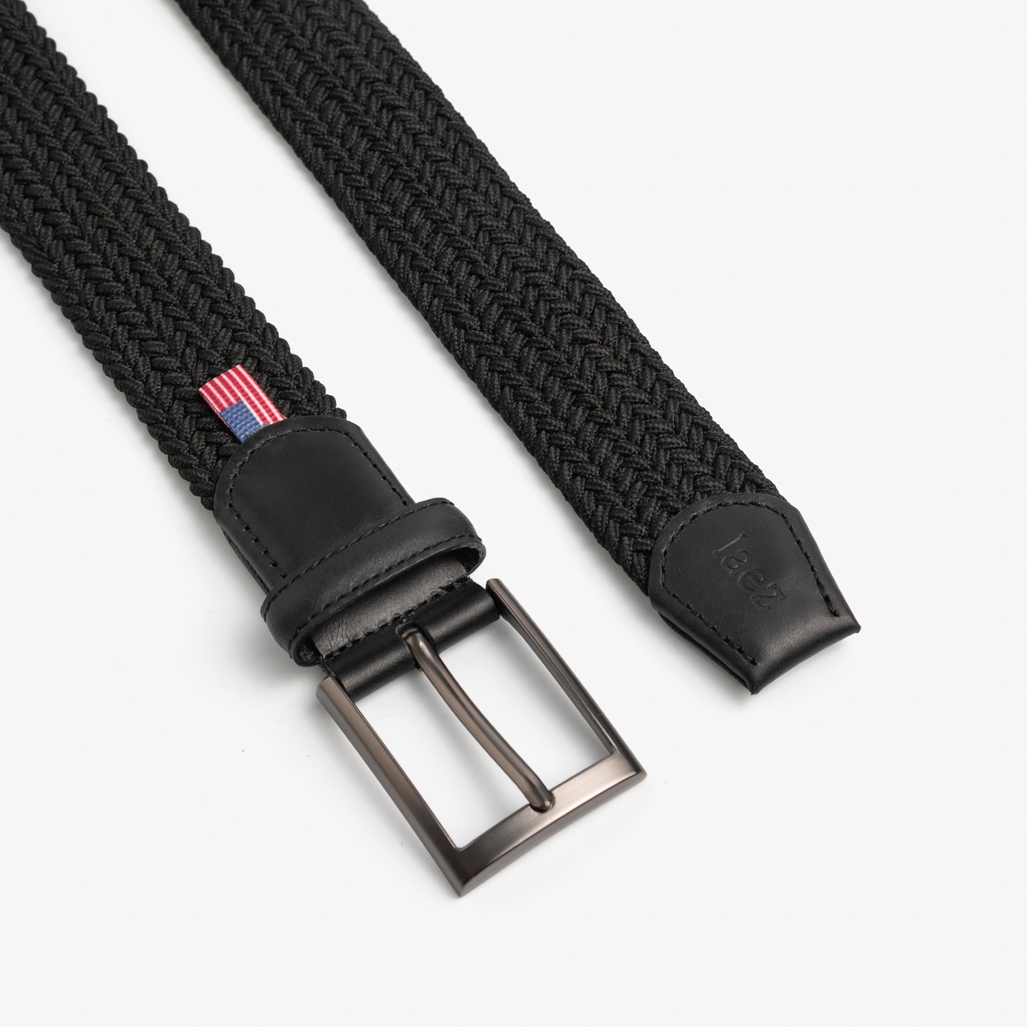 LAEZ Blue Belt Braided Stretch Belt for Men | Golf Belt