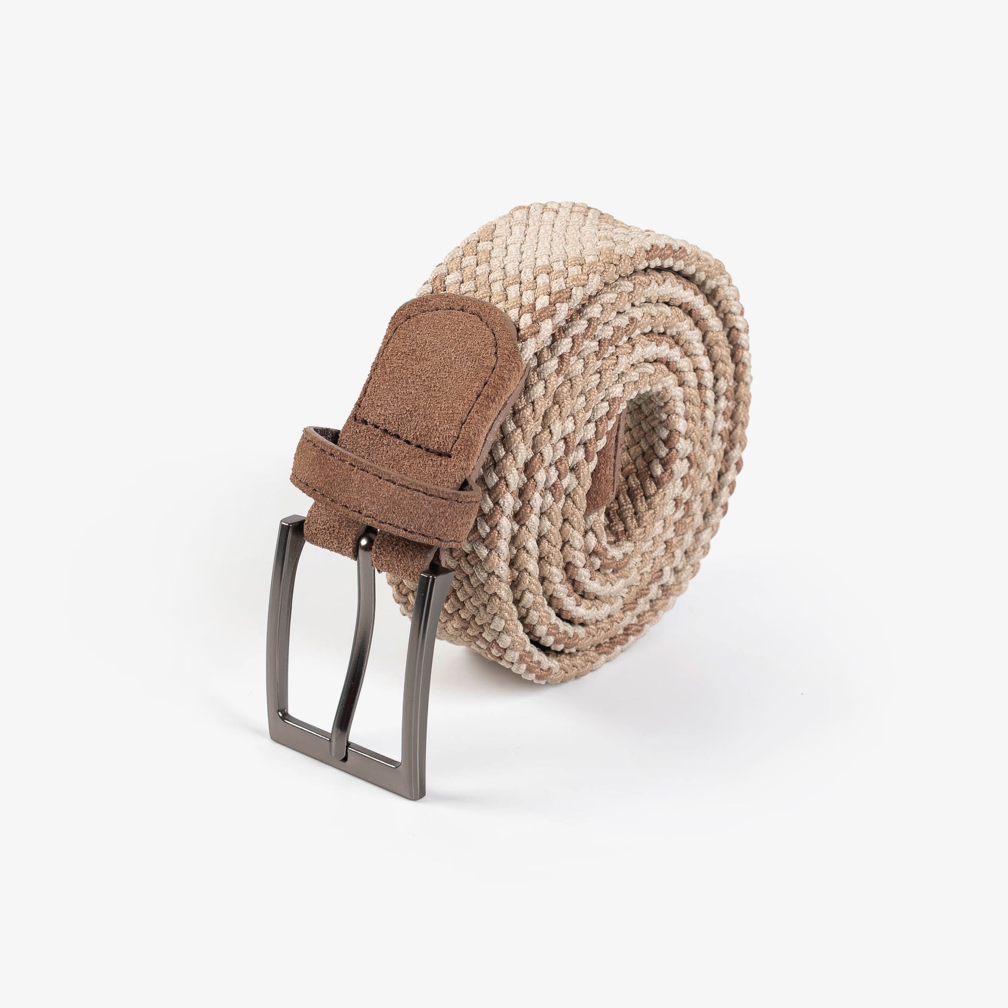 Indigo Braided Stretch Belt for Men - LAEZ