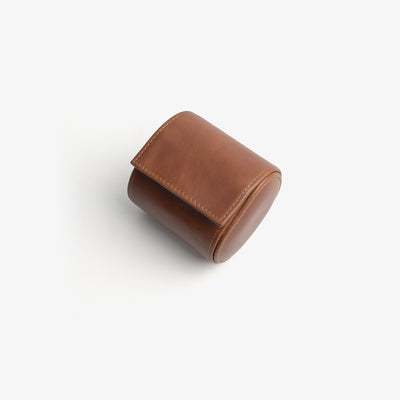 Leather Watch Case Cognac