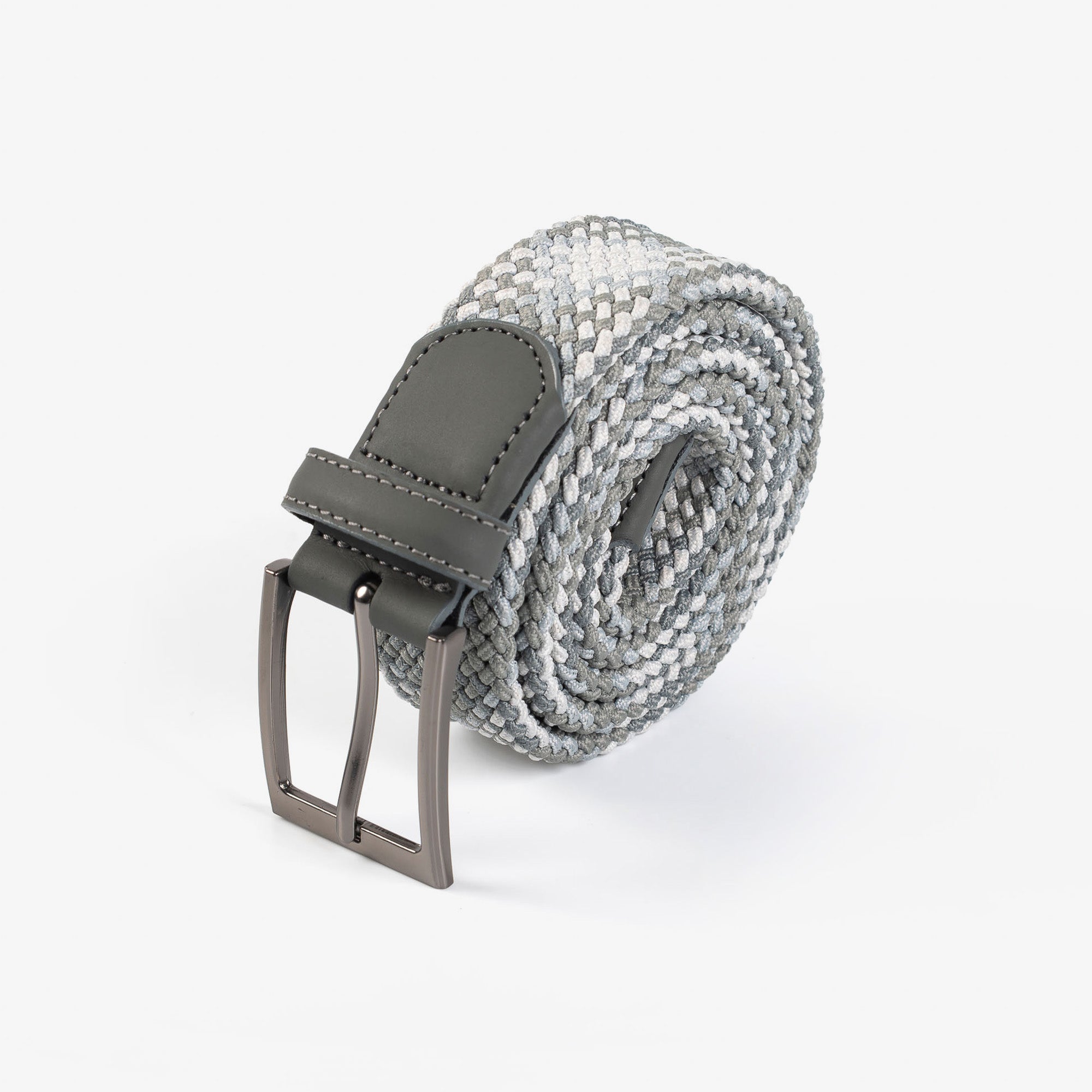 Indigo Braided Stretch Belt for Men - LAEZ